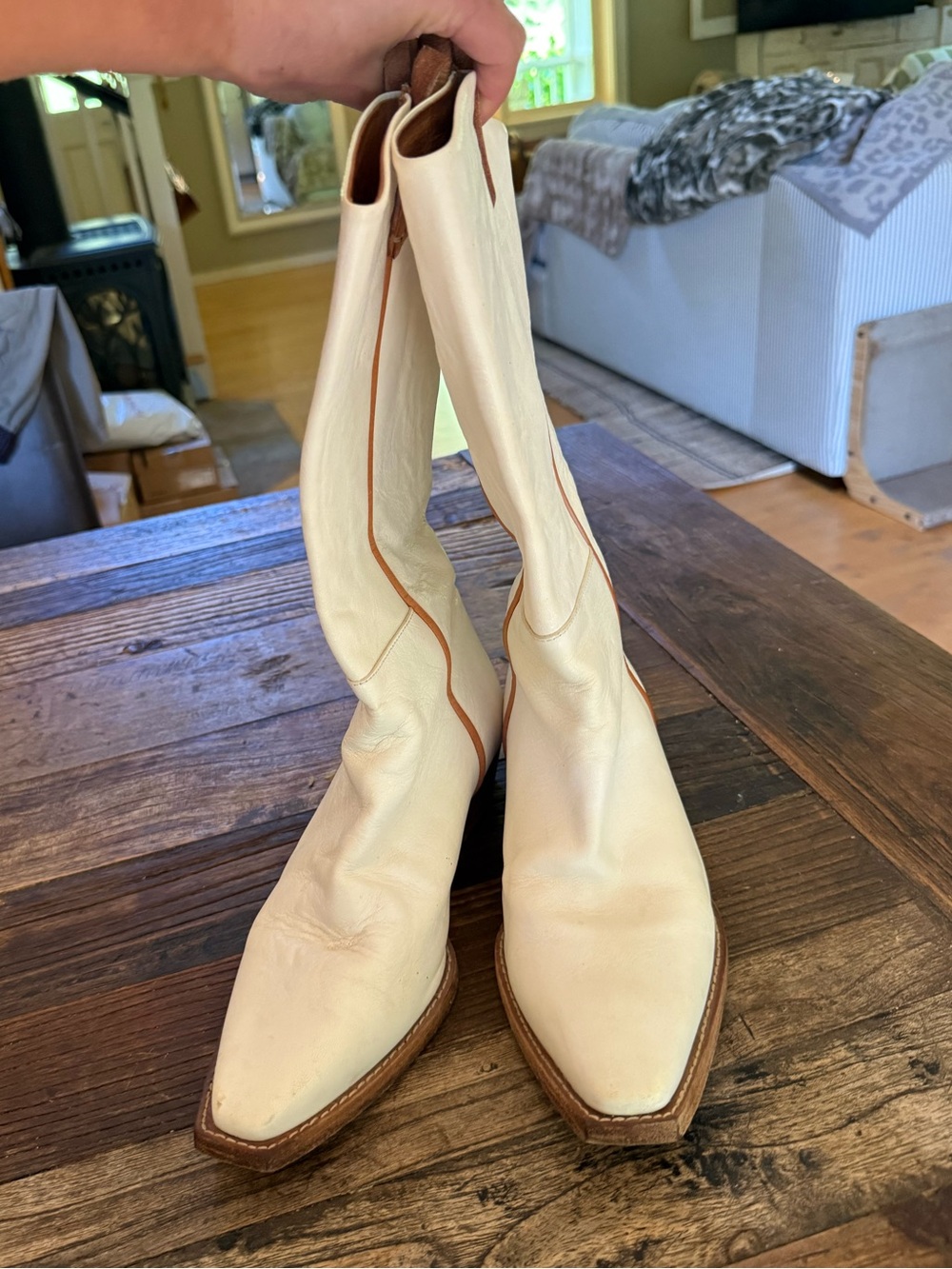 We The Free Montage Tall cowboy Boots - White - Picture 4 of 6